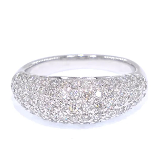 RR00042 - Rings, 18kt White Gold, Diamond, Mid-century