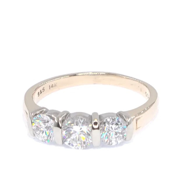 RR00054 - Rings, 14kt Yellow Gold, Diamond, Retro