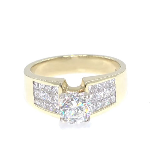 RR00053 - Rings, 18kt Yellow Gold, Diamond, Modern