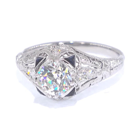 RR00065 - Rings, Platinum, Diamond, Art Deco