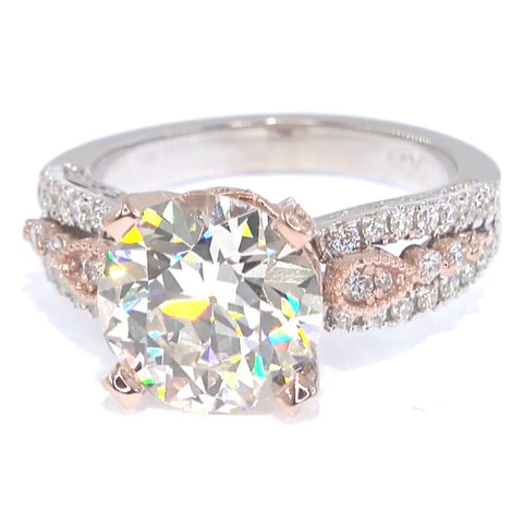 RR00055 - Rings, 14kt 2-Tone, Diamond, Modern