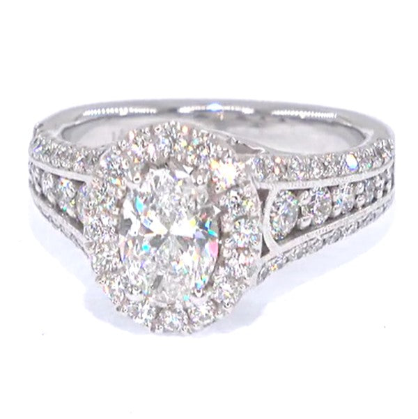 RR00072 - Rings, 14kt White Gold, Diamond, Mid-century