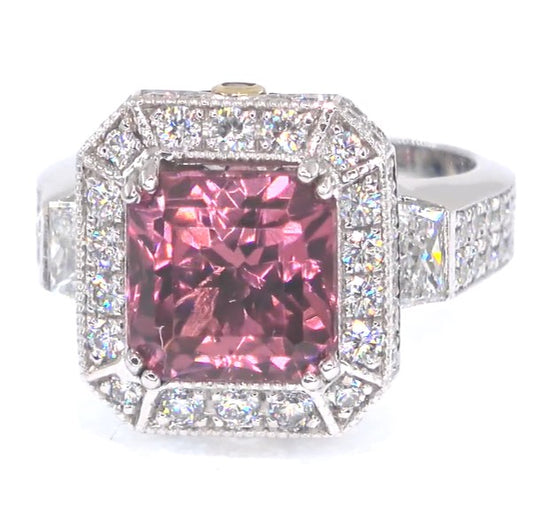 RR00079 - Rings, 18kt White Gold, Tourmaline, Contemporary