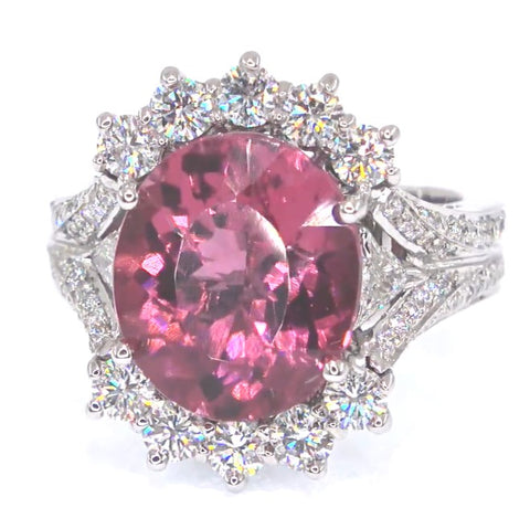 RR00080 - Rings, 18kt White Gold, Tourmaline, Contemporary