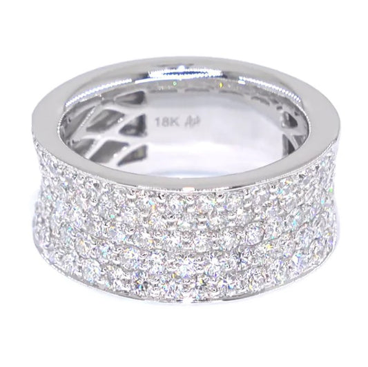 RR00131 - Rings, 18kt White Gold, Diamond, Modern